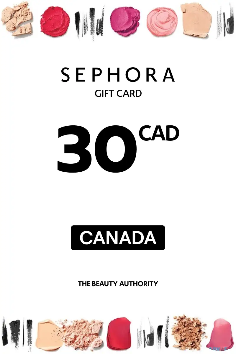 Sephora 30 CAD Gift Card (Canada) - Digital Key