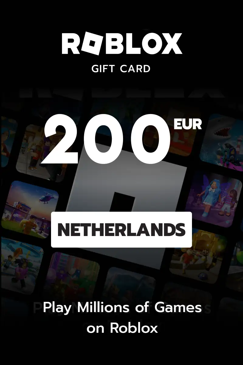 Roblox 200 EUR Gift Card (Netherlands) - Digital Key
