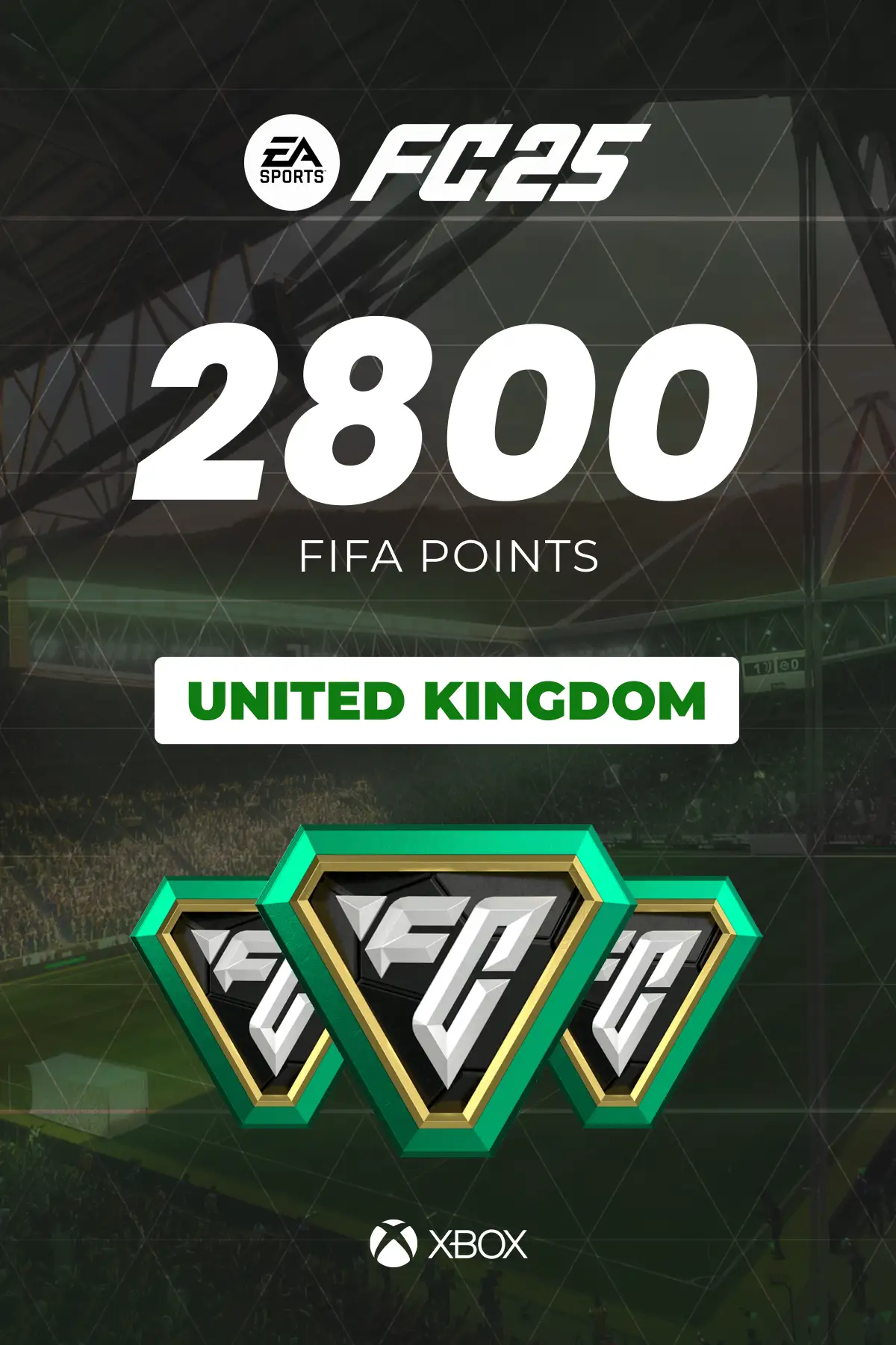 EA SPORTS FC 25 - 2800 FC Points (United Kingdom) (Xbox One / Xbox Series X|S) - Xbox Live - Digital Key