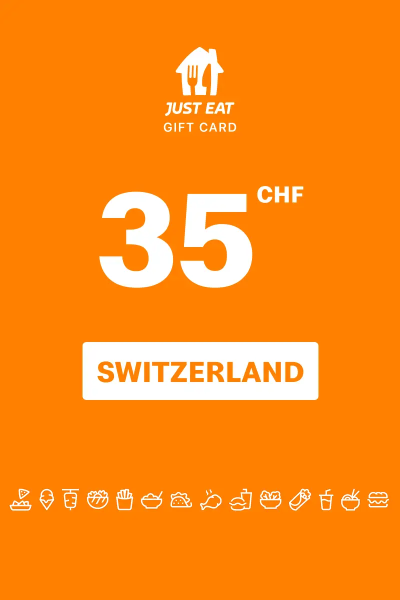 Just Eat 35 CHF Gift Card (Switzerland) - Digital Key