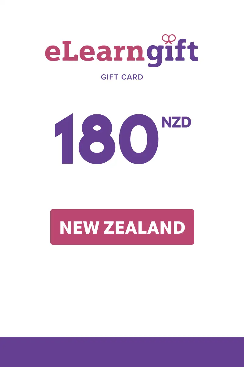 eLearnGift 180 NZD Gift Card (New Zealand) - Digital Key
