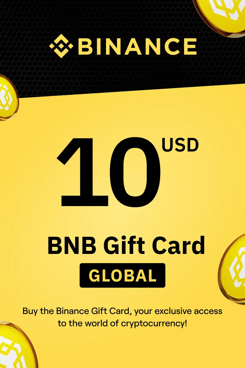 Binance (BNB) 10 USD Gift Card (Global) - Digital Key