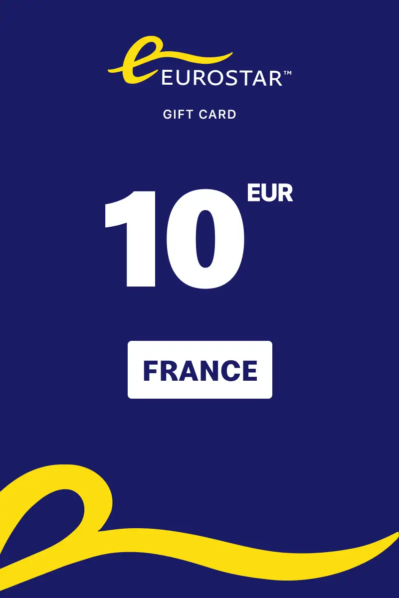 Eurostar 10 EUR Gift Card (France) - Digital Key