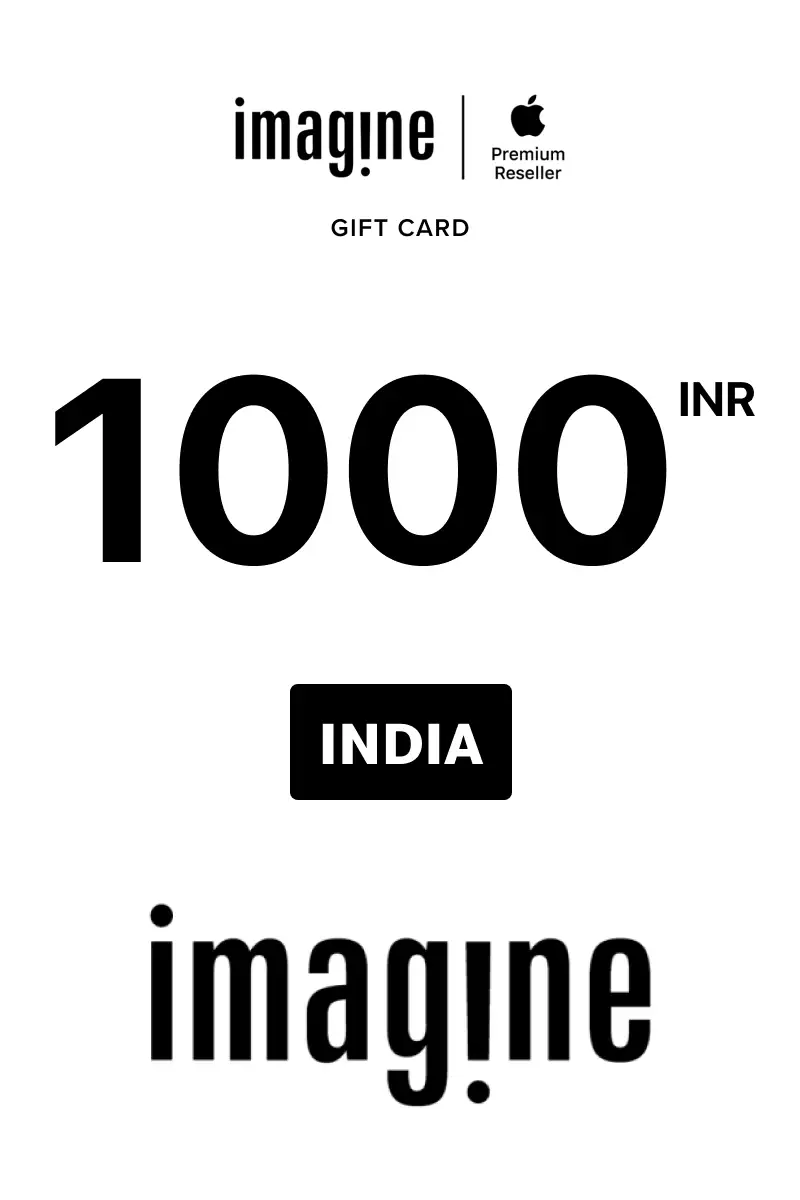 Imagine Apple Premium Reseller 1000 INR Gift Card (India) - Digital Key