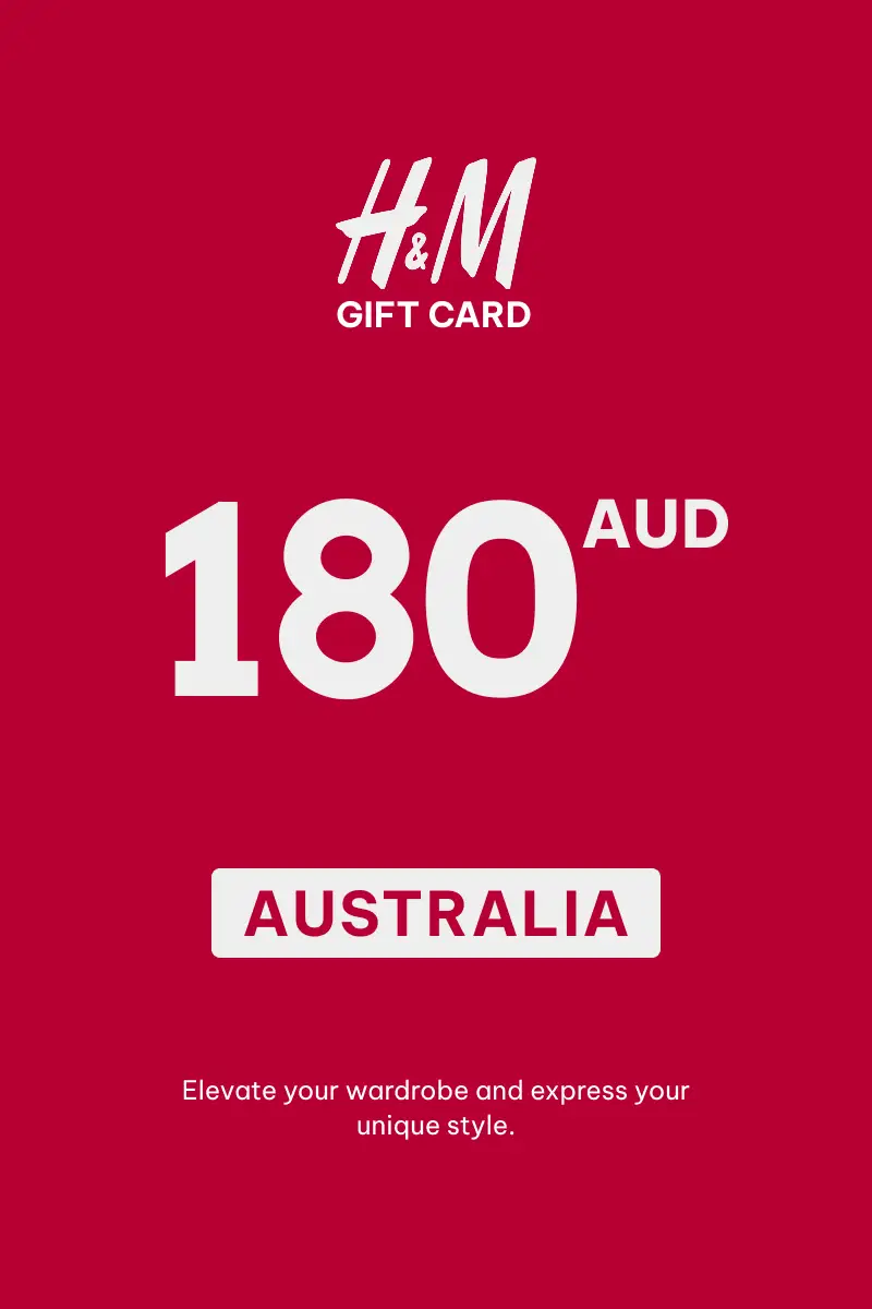HandM 180 AUD Gift Card (Australia) - Digital Key