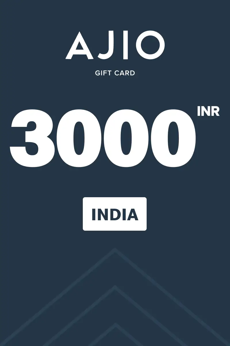 AJIO 3000 INR Gift Card (India) - Digital Key