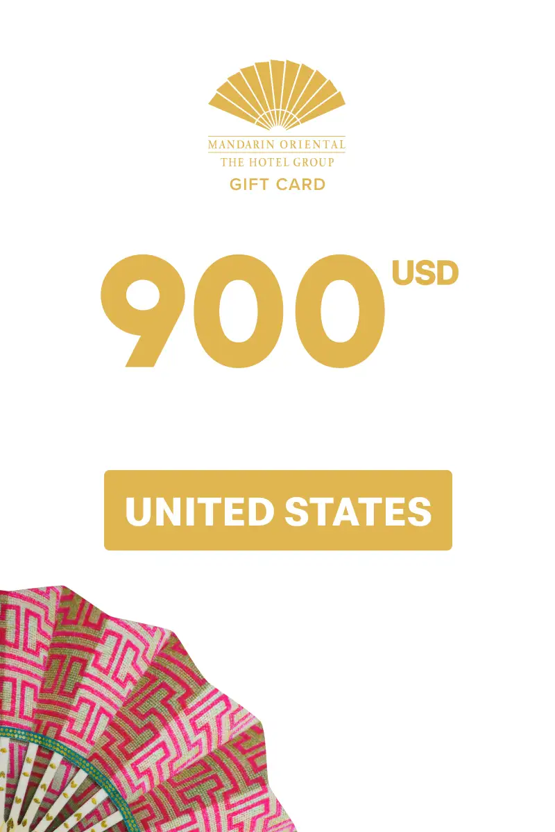 Mandarin Oriental Hotel Group 900 USD Gift Card (United States) - Digital Key