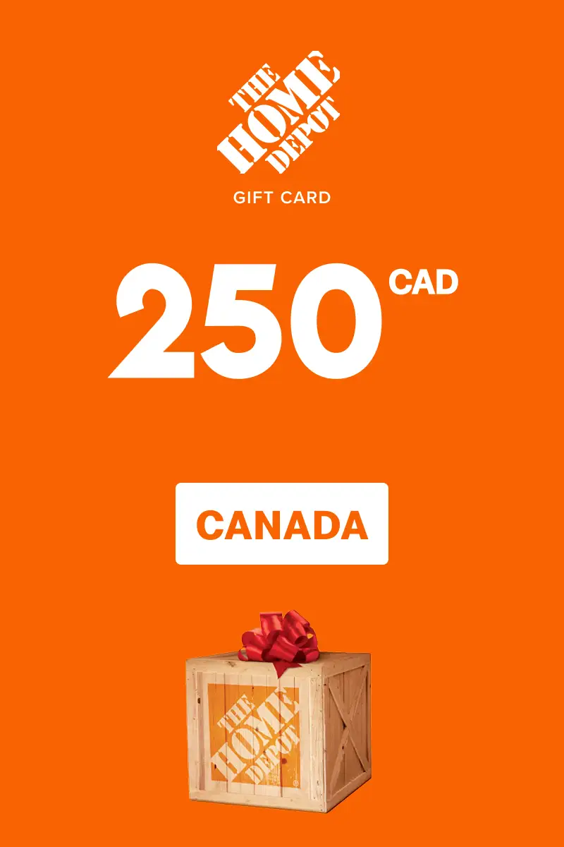 Home Depot 250 CAD Gift Card (Canada) - Digital Key