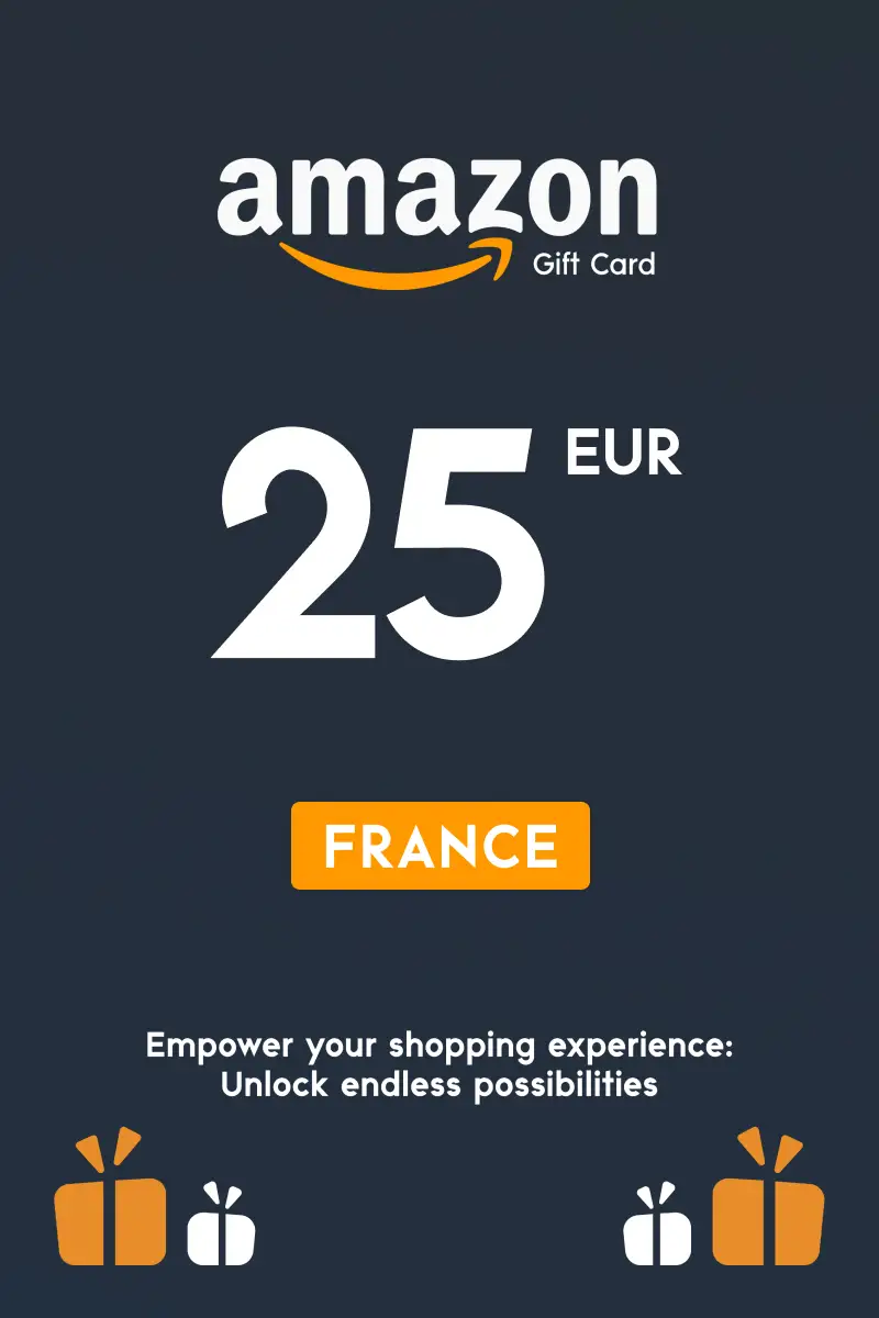 Amazon 25 EUR Gift Card (France) - Digital Key