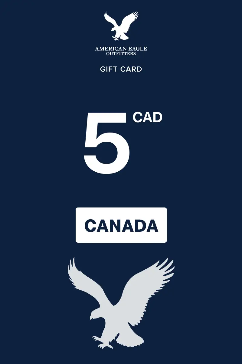 American Eagle Outfitters 5 CAD Gift Card (Canada) - Digital Key