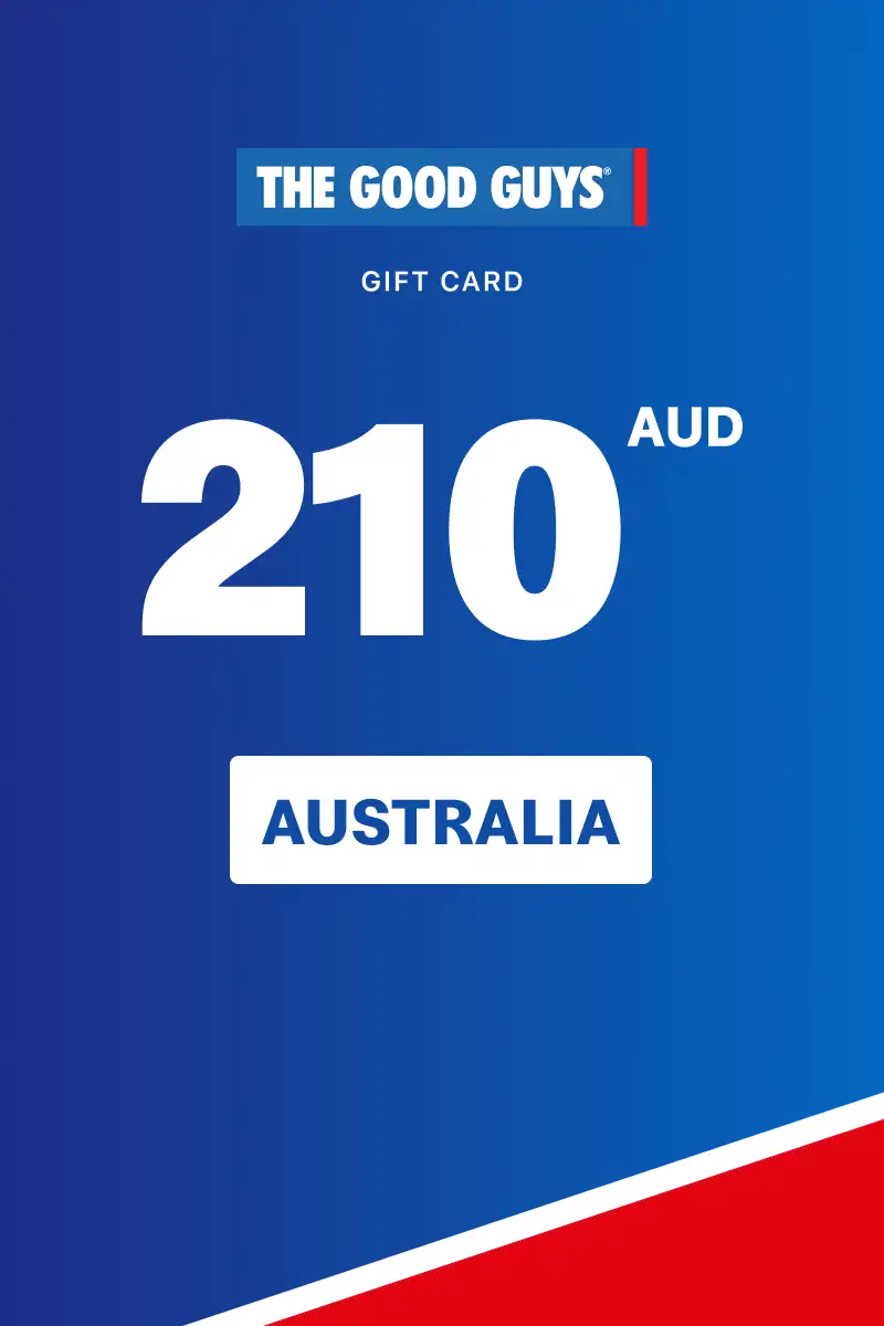 The Good Guys 210 AUD Gift Card (Australia) - Digital Key