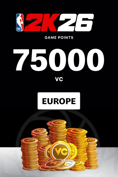 NBA 2K26 75000 Virtual Currency Pack Europe Xbox Series XS Xbox Live Digital Key