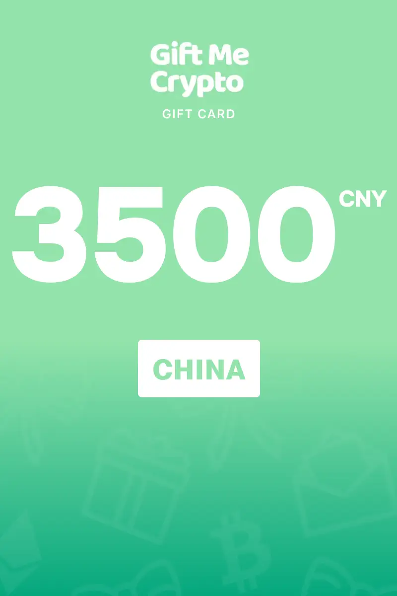 Gift Me Crypto 3500 CNY Gift Card (China) - Digital Key