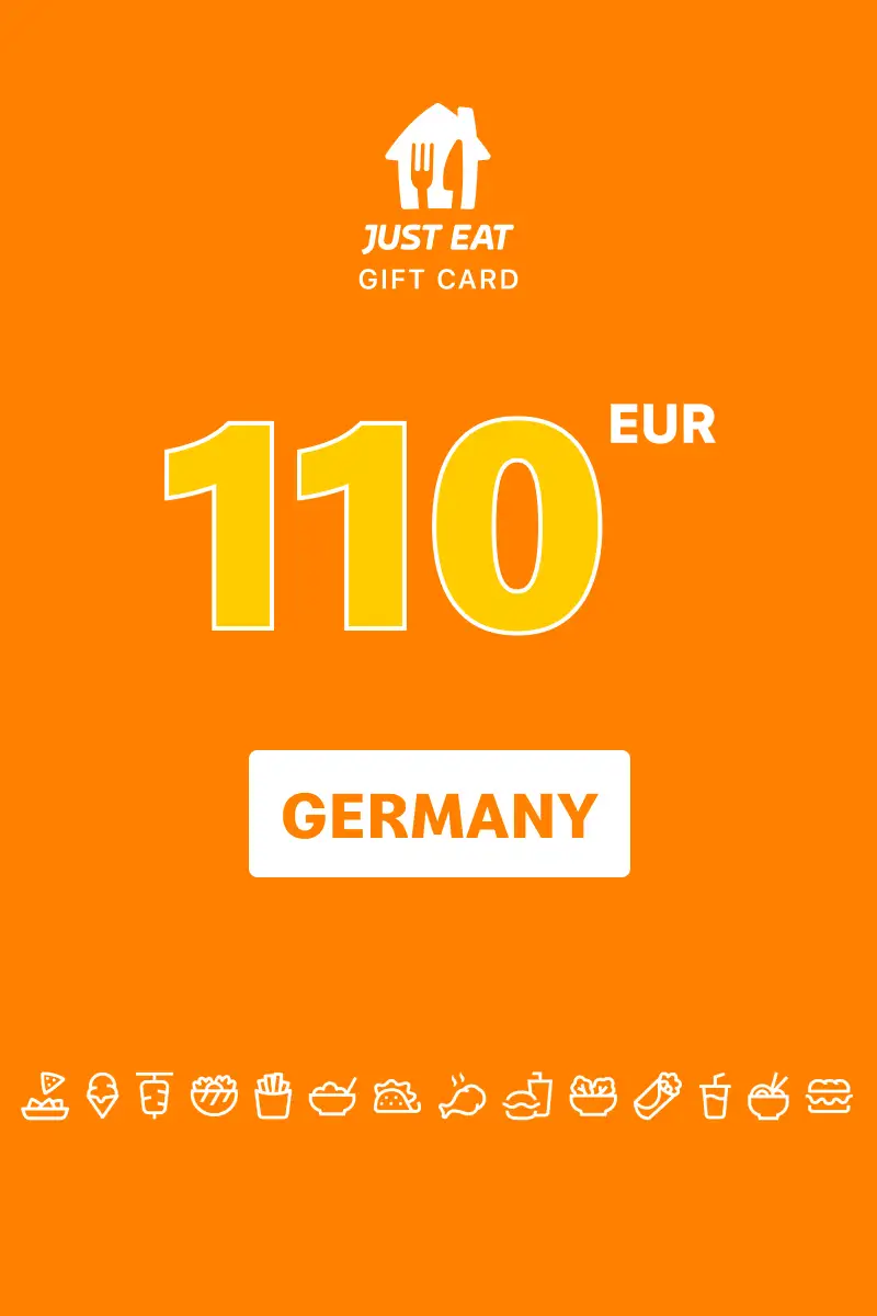Lieferando (Just Eat) 110 EUR Gift Card (Germany) - Digital Key