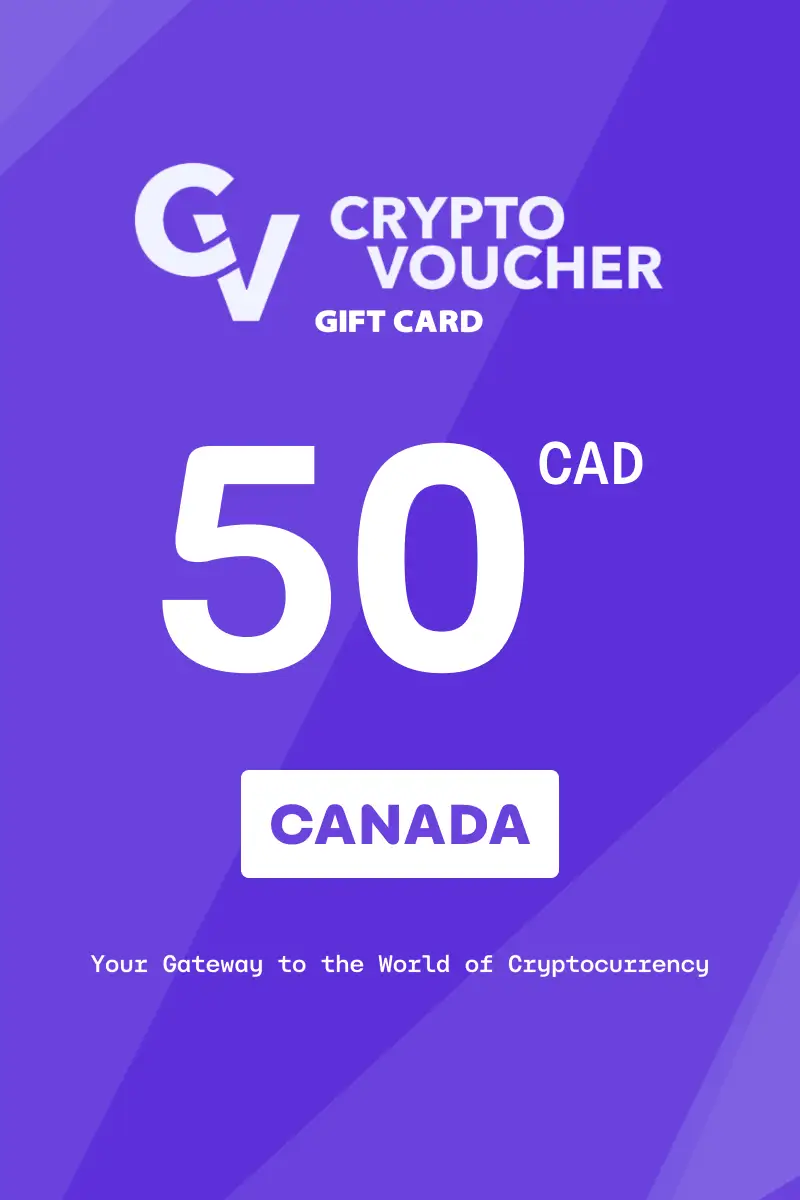 Buy Crypto Voucher 50 CAD Gift Card (Canada) - Digital Key