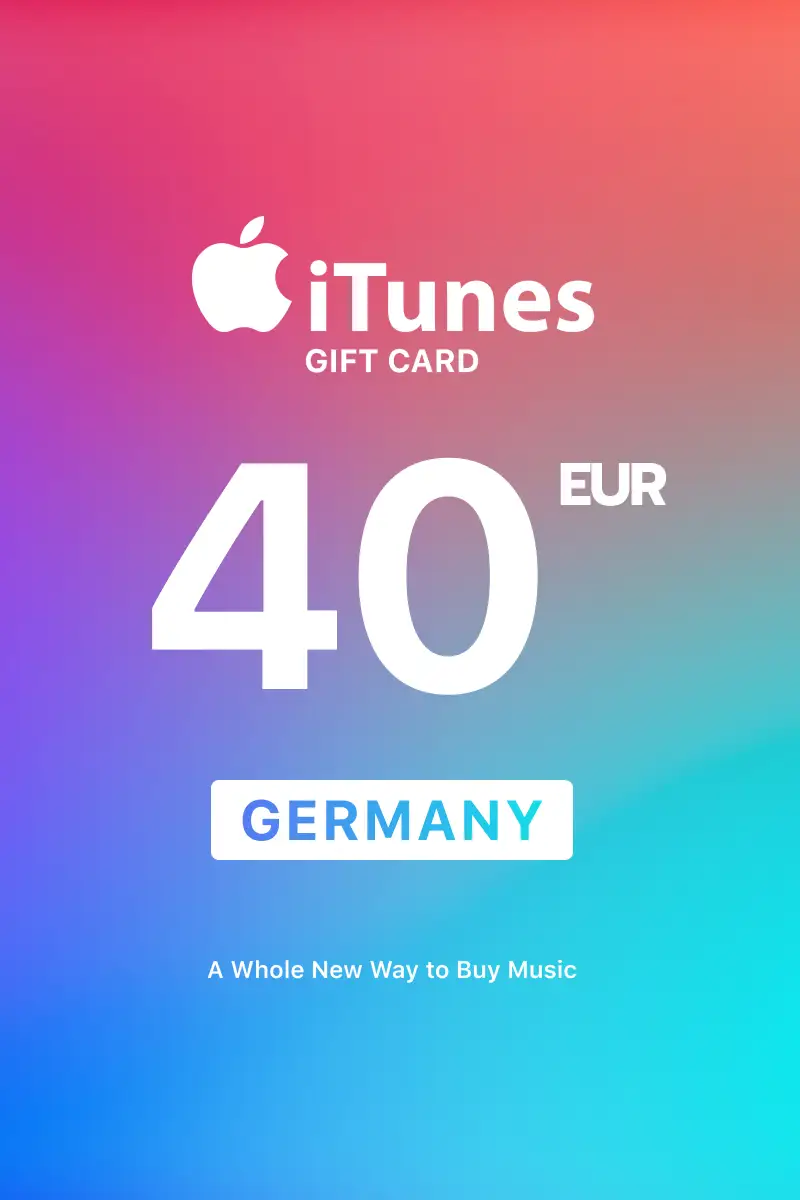 Apple iTunes 40 EUR Gift Card (Germany) - Digital Key