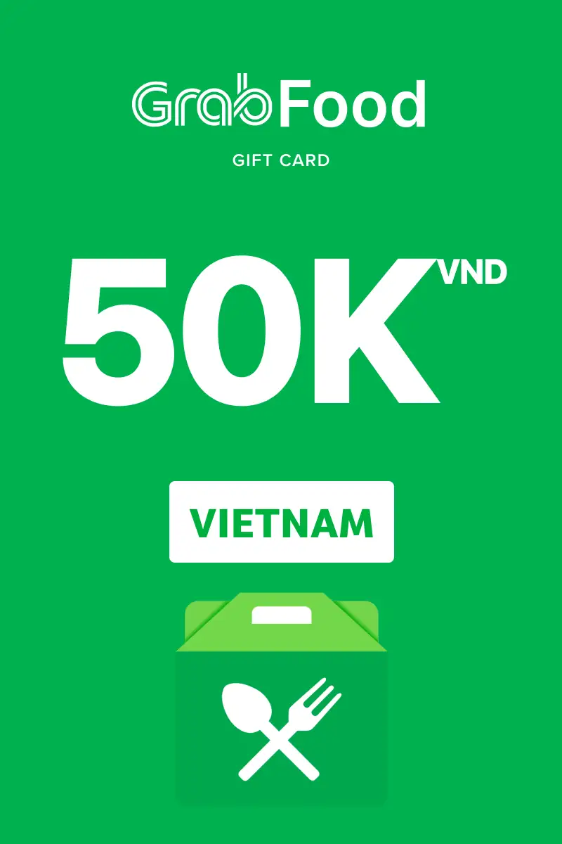 Grab Food 50000 VND Gift Card (Vietnam) - Digital Key