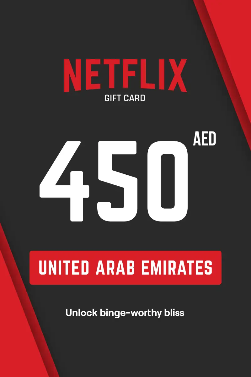 Netflix 450 AED Gift Card (United Arab Emirates) - Digital Key