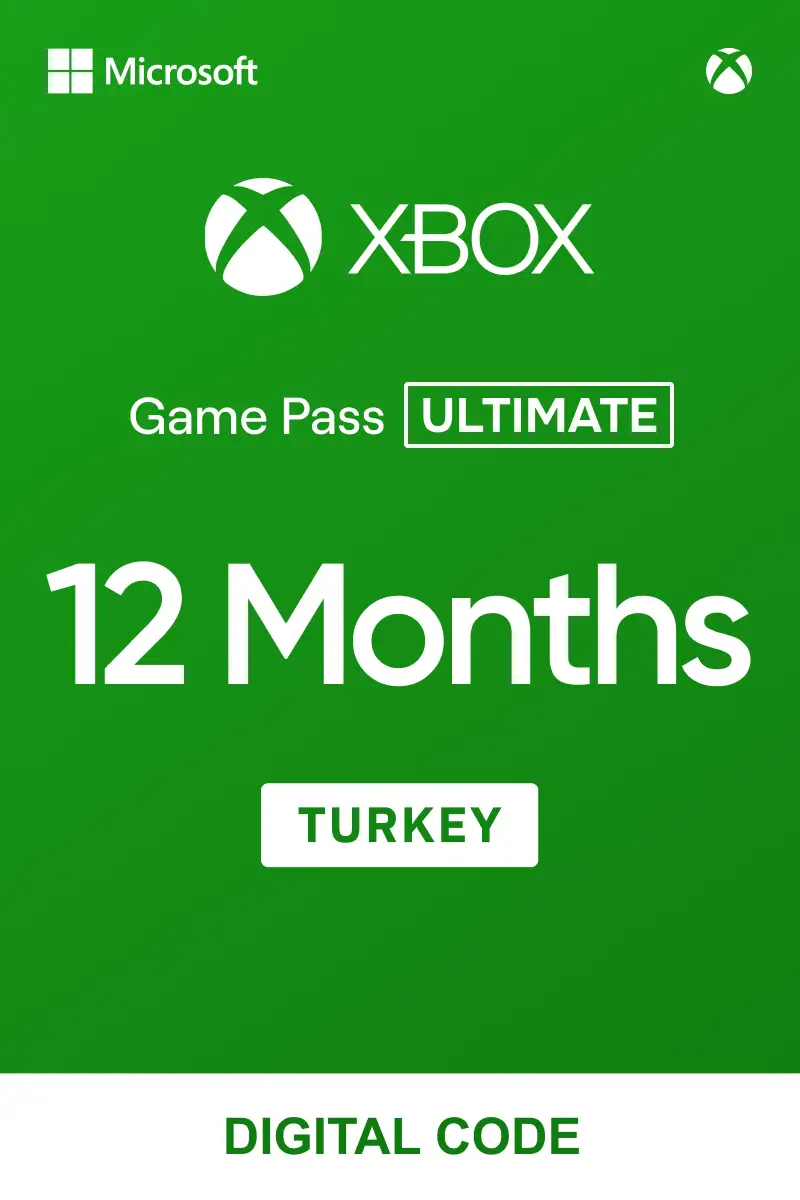 Xbox Game Pass Ultimate 12 Months (Turkey) - Xbox Live - Digital Key
