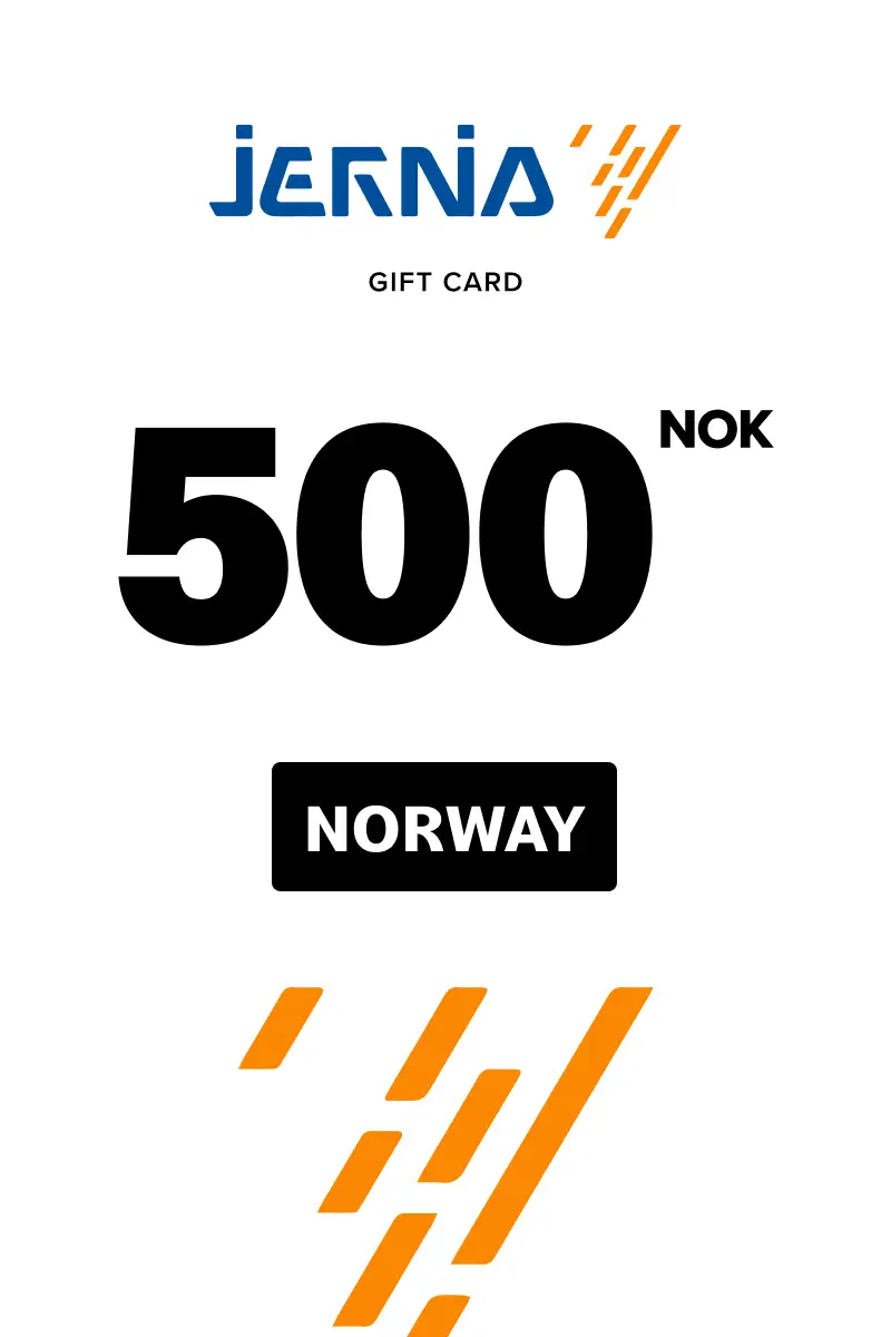 Jernia 500 NOK Gift Card (Norway) - Digital Key