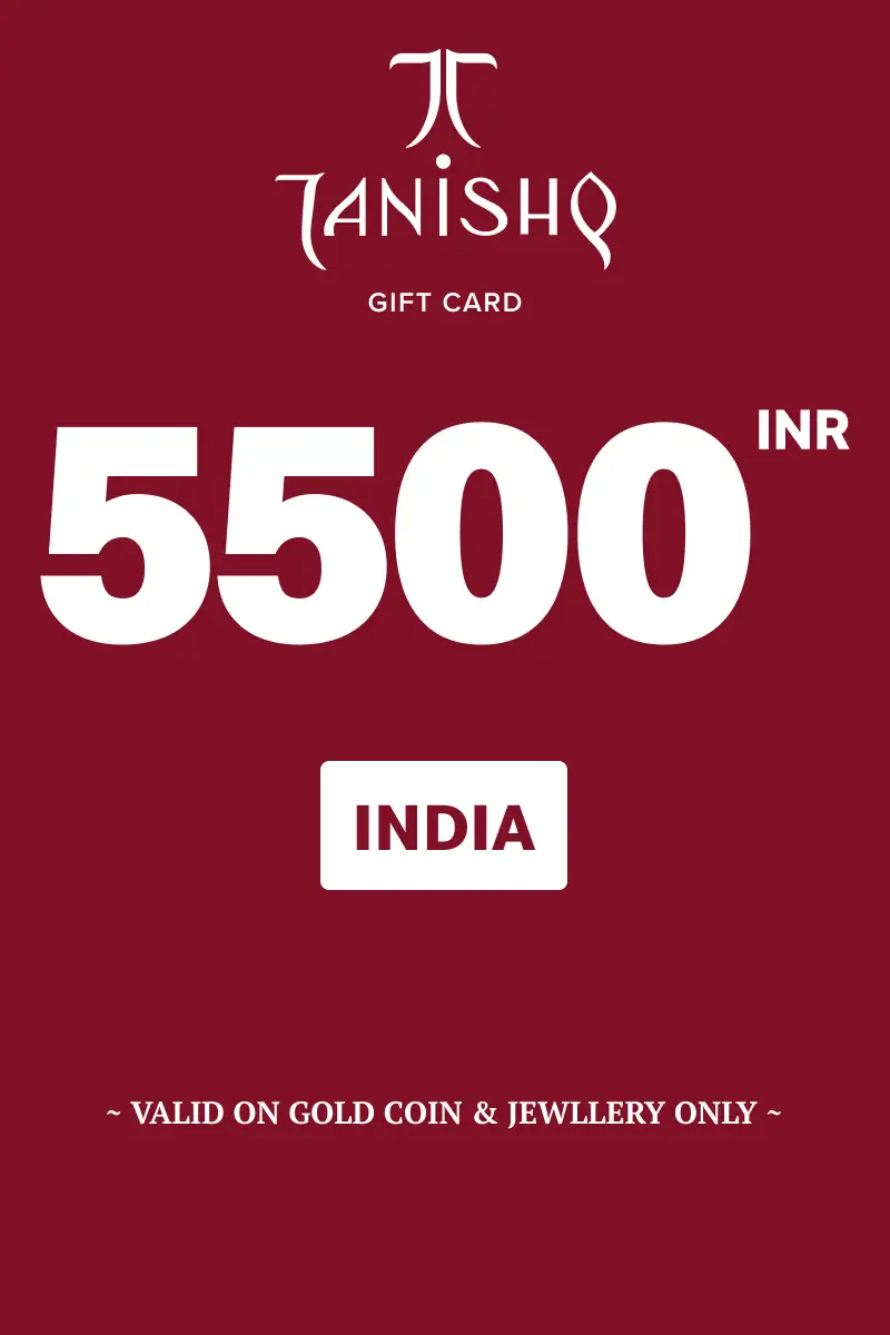 Tanishq Gold Coin 5500 INR Gift Card (India) - Digital Key