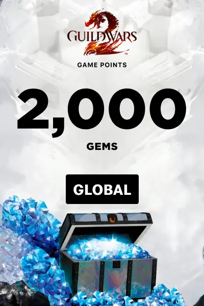 Guild Wars 2 - 2000 Gems Card (Global) (PC) - NCSoft - Digital Key