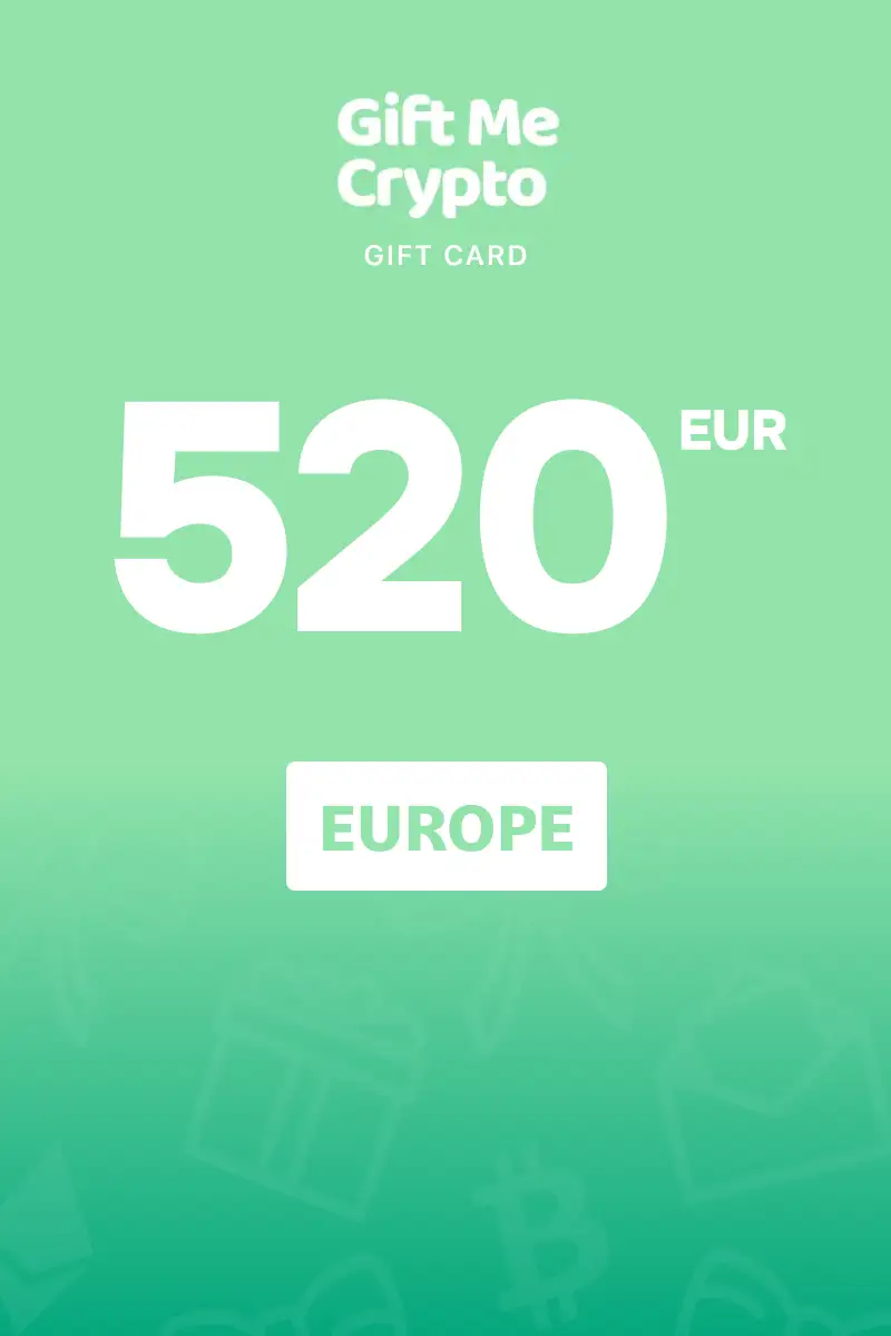 Gift Me Crypto (BTC) 520 EUR Gift Card (Europe) - Digital Key