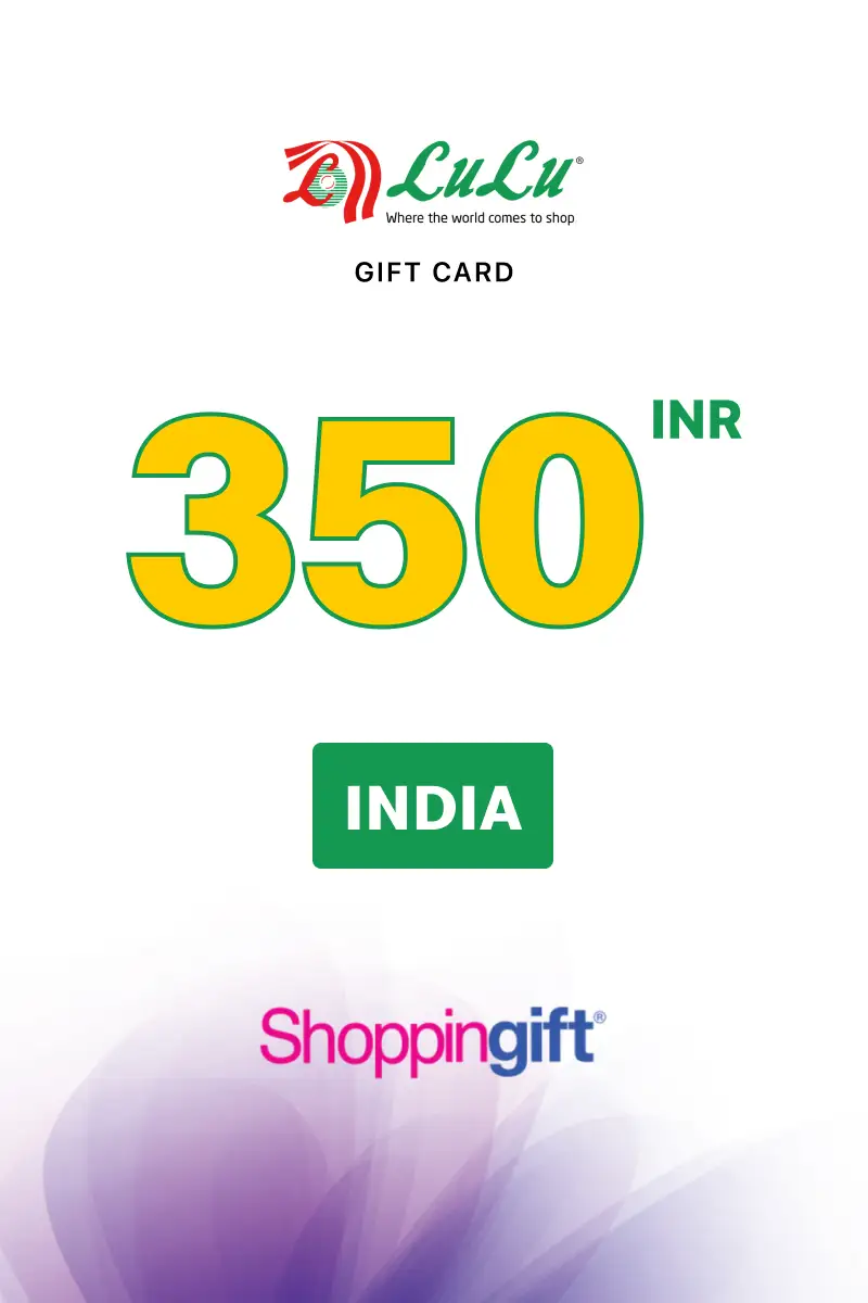 Lulu Hypermarket 350 INR Gift Card (India) - Digital Key