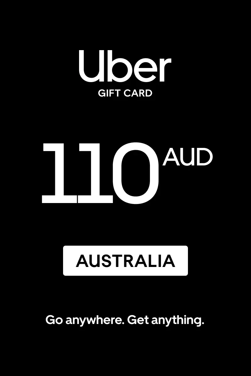 Uber 110 AUD Gift Card (Australia) - Digital Key
