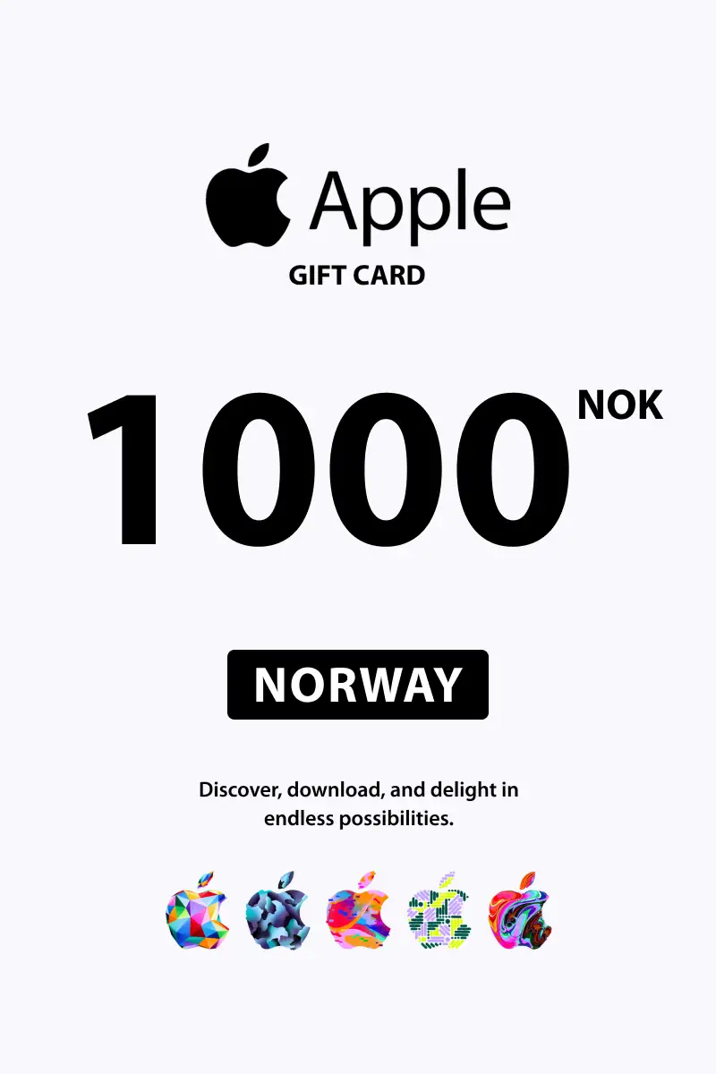 Apple 1000 NOK Gift Card (Norway) - Digital Key