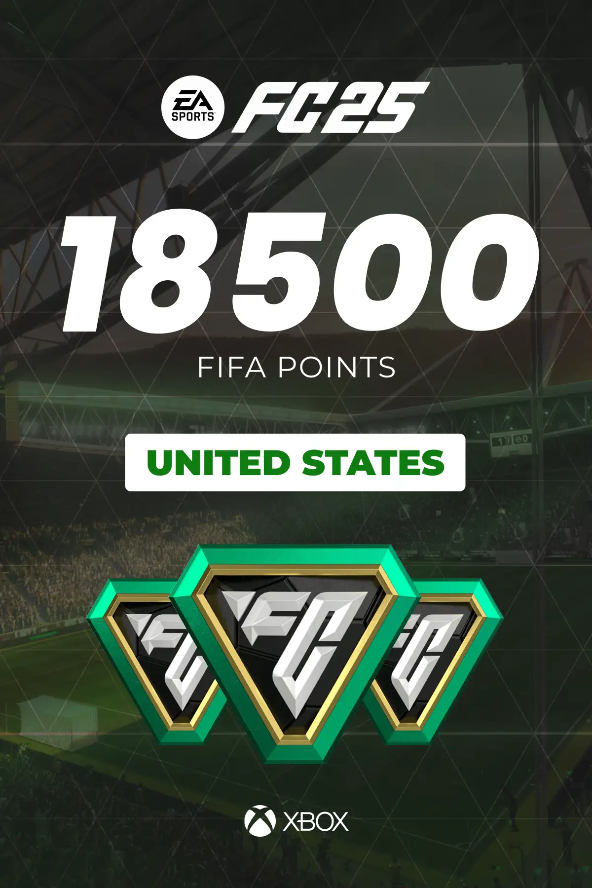 EA SPORTS FC 25 - 18500 FC Points (United States) (Xbox One / Xbox Series X|S) - Xbox Live - Digital Key