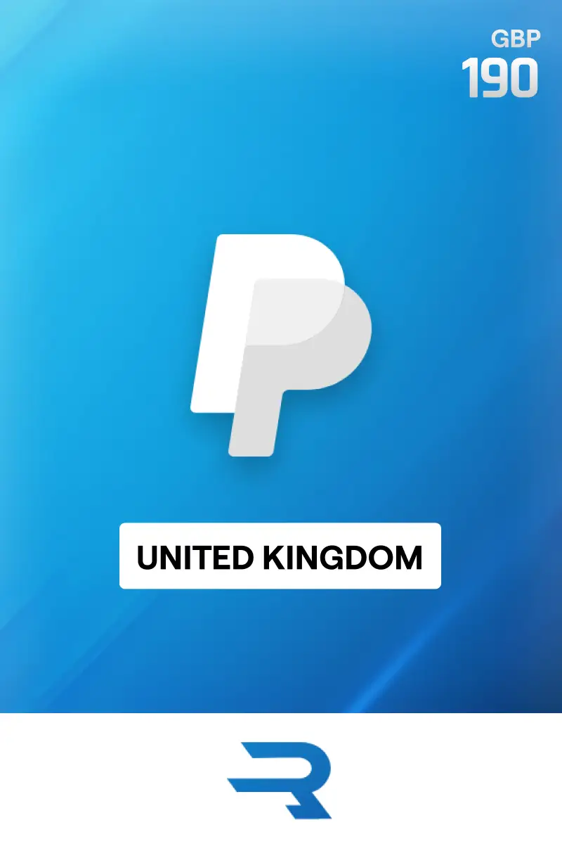Rewarble Paypal 190 GBP Gift Card (United Kingdom) - Rewarble - Digital Key
