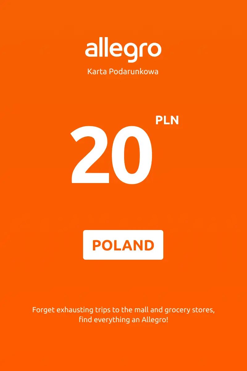 Allegro 20 PLN Gift Card (Poland) - Digital Key