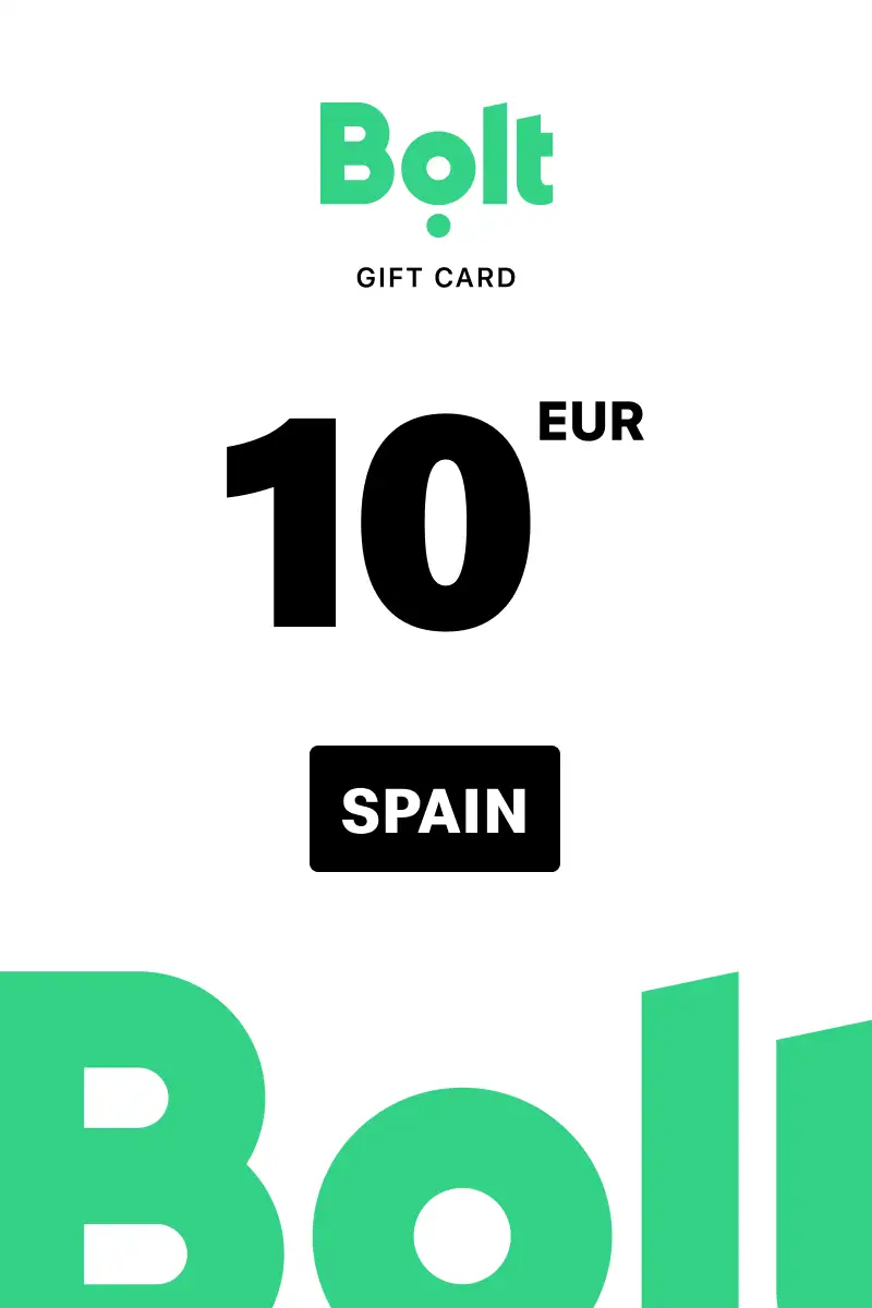 Bolt 10 EUR Gift Card (Spain) - Digital Key