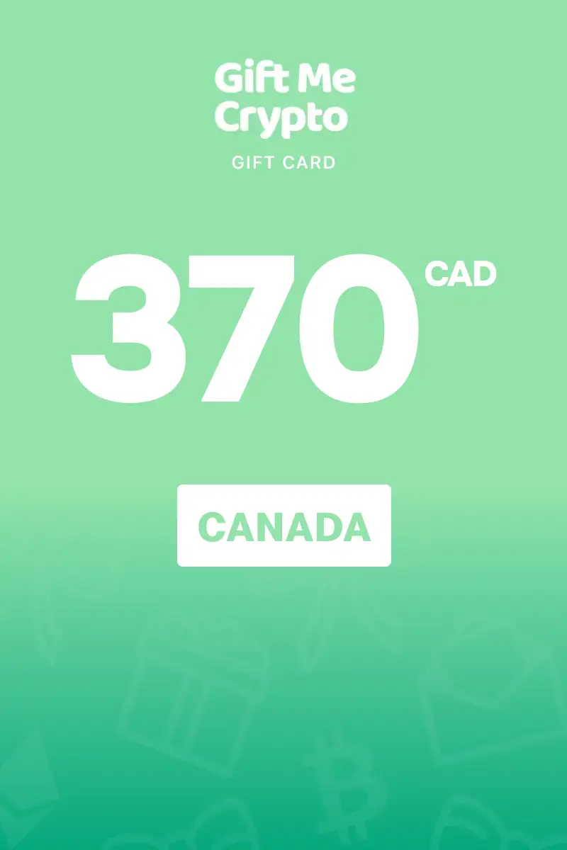 Gift Me Crypto 370 CAD Gift Card (Canada) - Digital Key