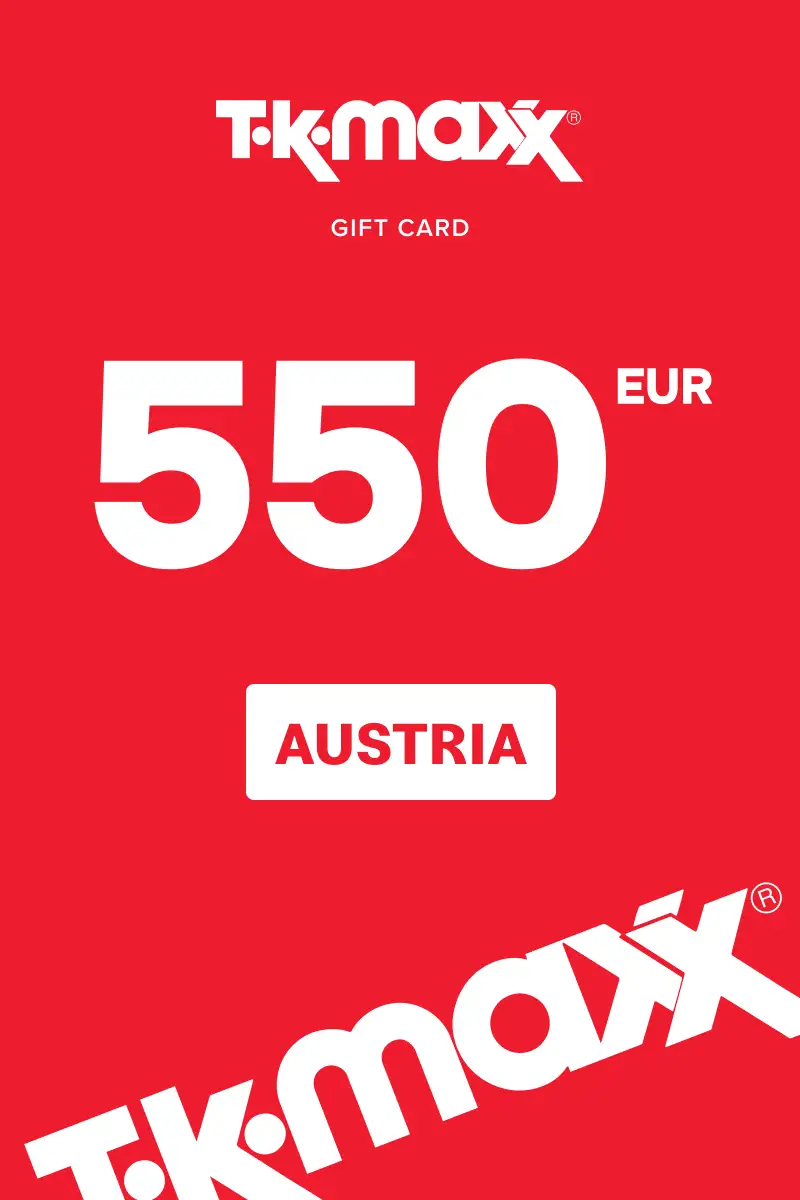 TK Maxx 550 EUR Gift Card (Austria) - Digital Key