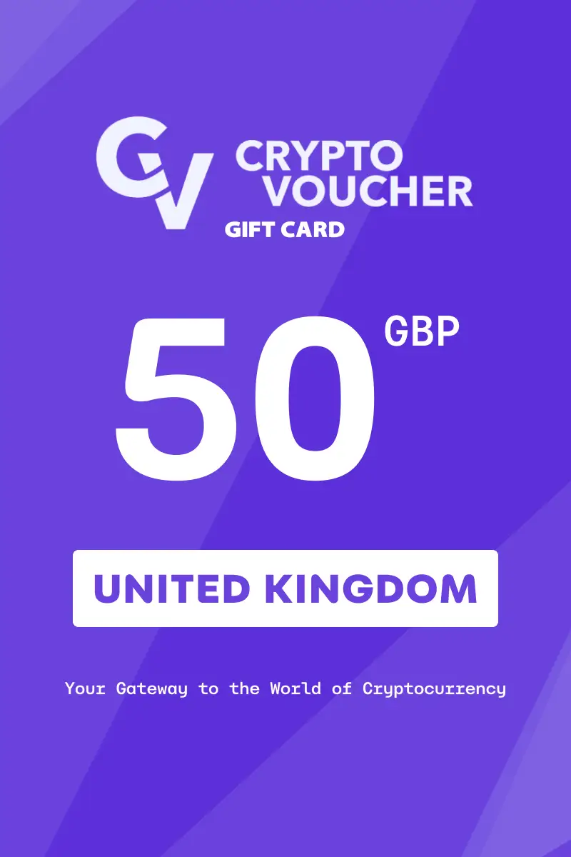 Crypto Voucher 50 GBP Gift Card (United Kingdom) - Digital Key