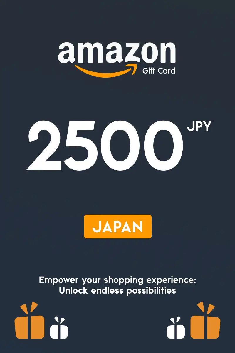 Amazon 2500 JPY Gift Card (Japan) - Digital Key