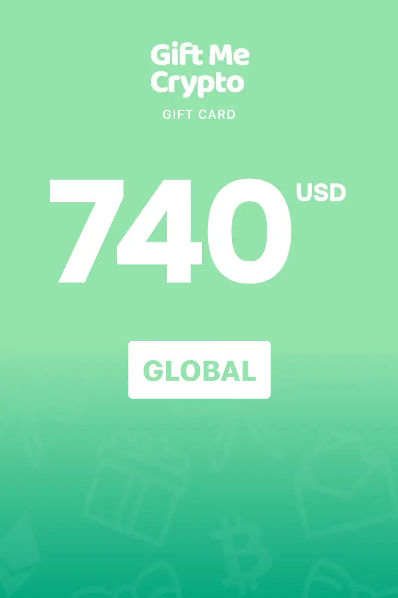 Gift Me Crypto (BTC) 740 USD Gift Card (Global) - Digital Key