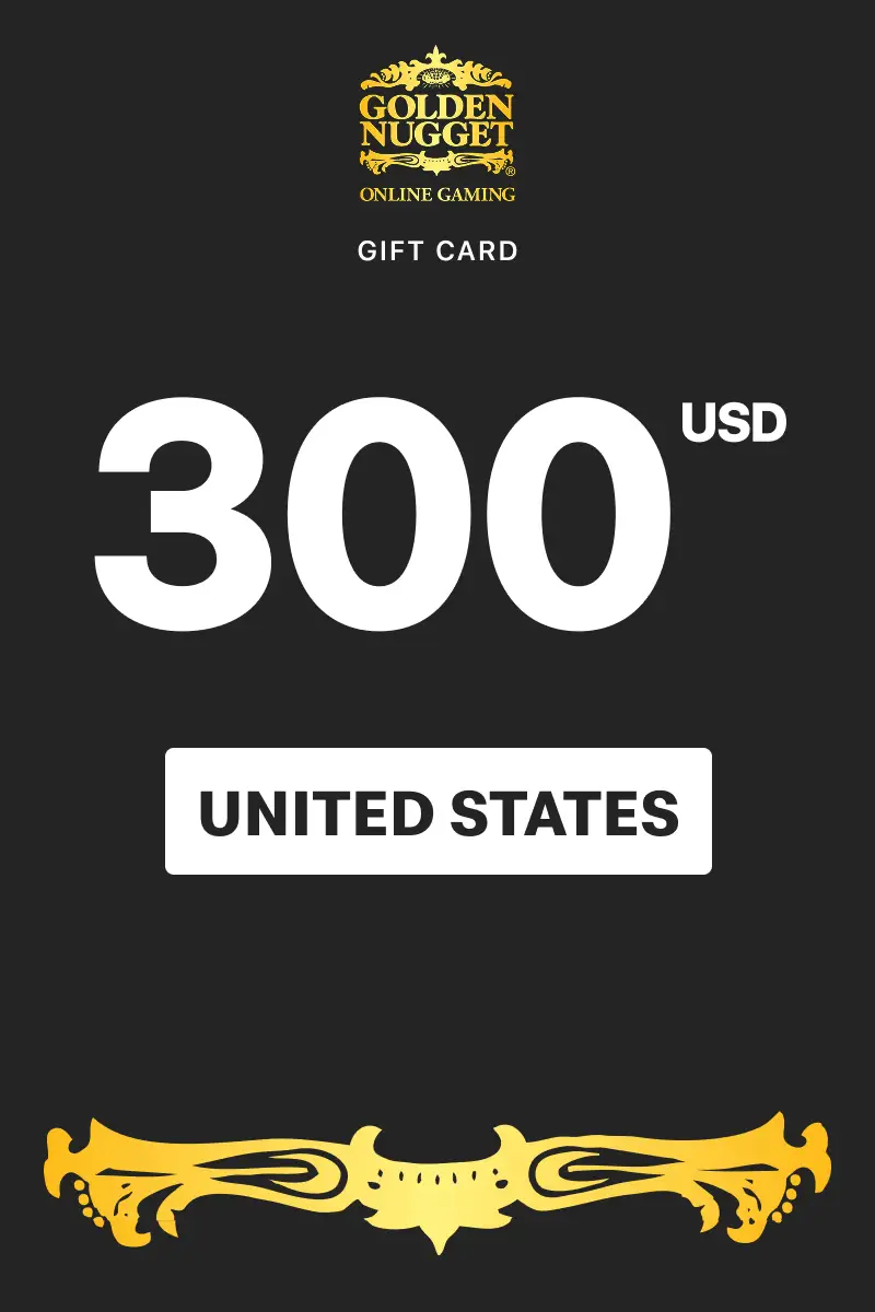 Golden Nugget Casino 300 USD Gift Card (United States) - Digital Key