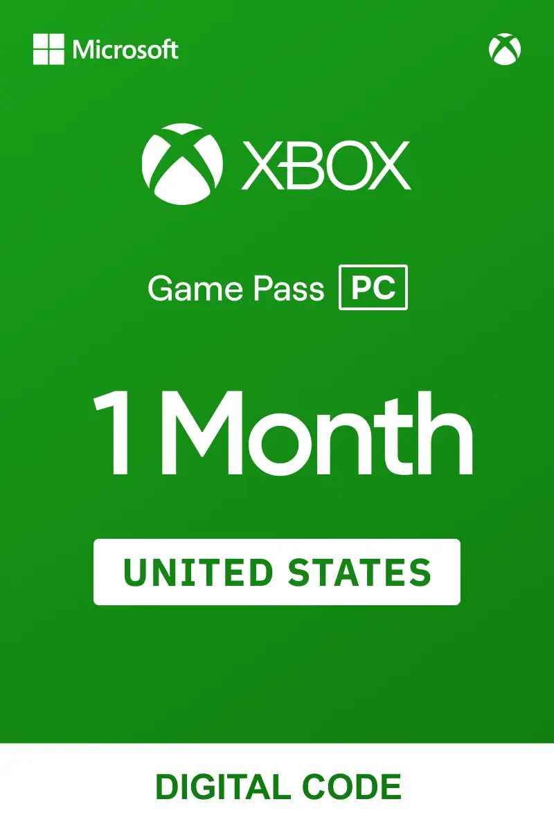 Xbox Game Pass for PC 1 Month (United States) - Xbox Live - Digital Key