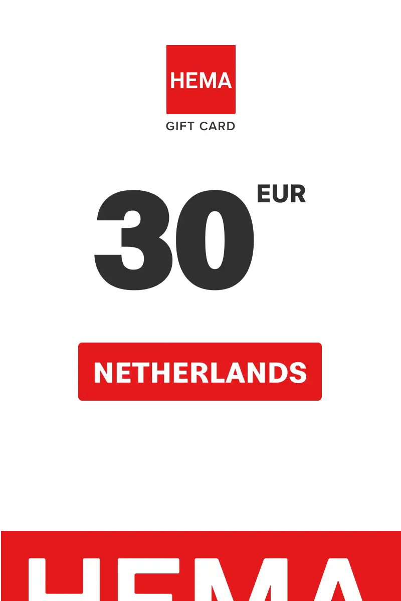 HEMA 30 EUR Gift Card (Netherlands) - Digital Key