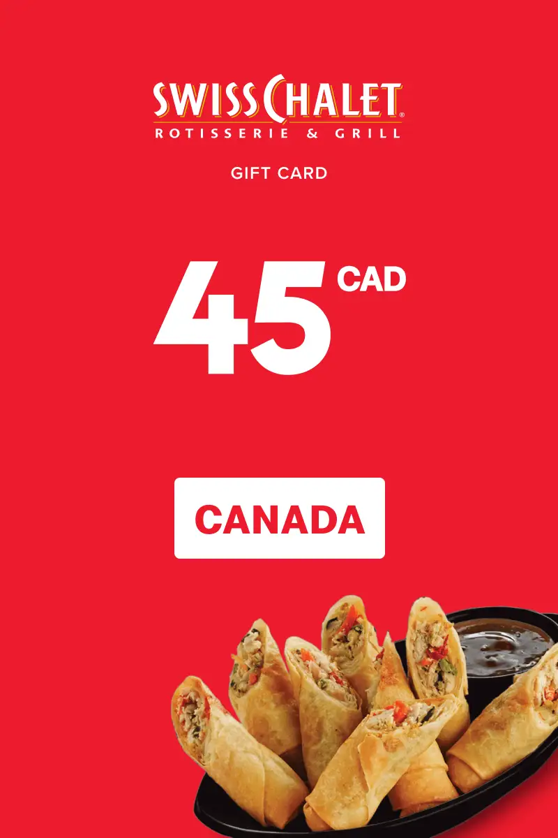 Swiss Chalet 45 CAD Gift Card (Canada) - Digital Key
