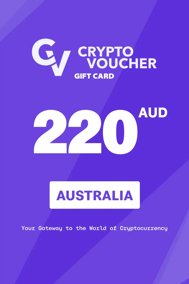 Crypto Voucher 220 AUD Gift Card (Australia) - Digital Key