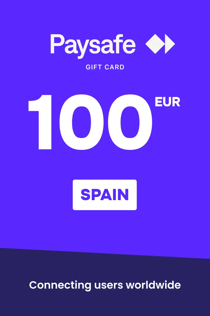 PaysafeCard 100 EUR Gift Card (Spain) - Digital Key