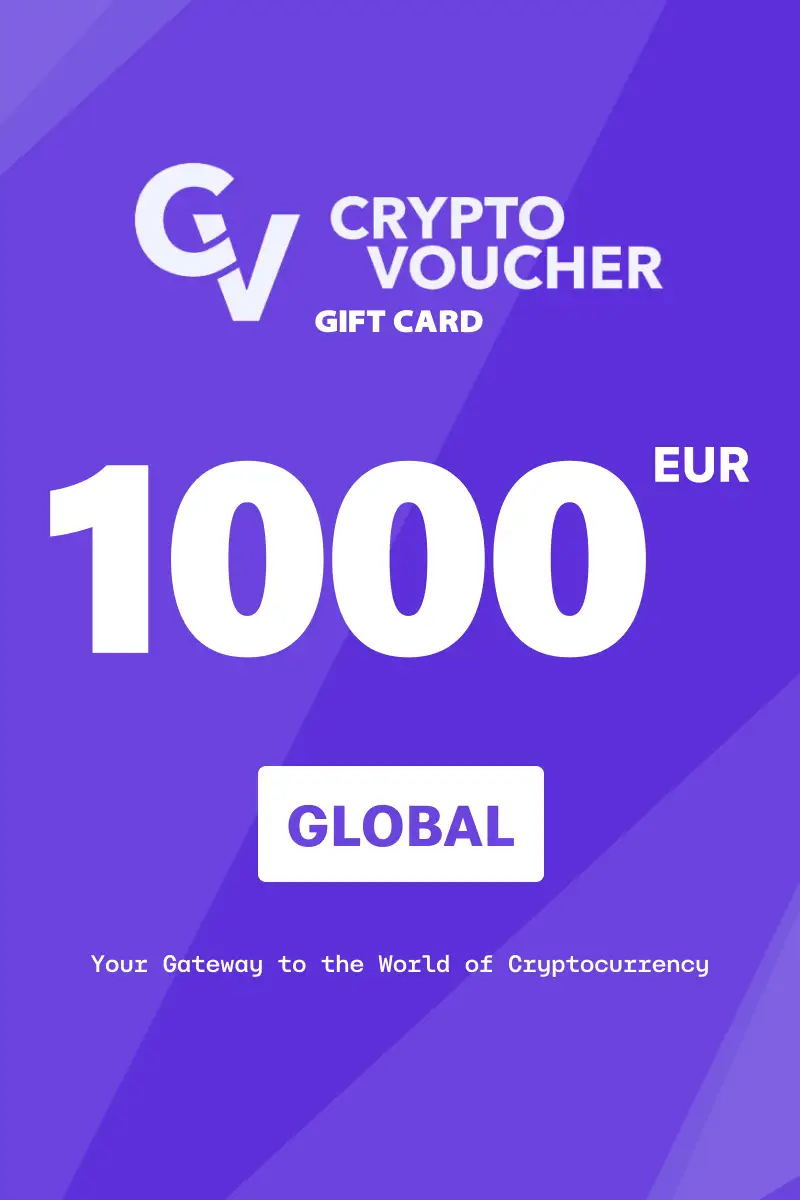 Buy Crypto Voucher 1000 EUR Gift Card (Global) - Digital Key