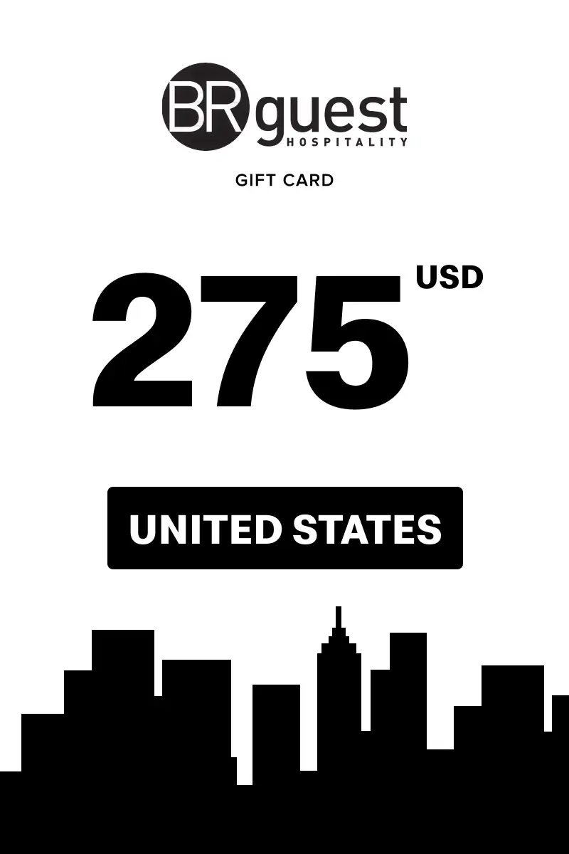 BR Guest Hospitality 275 USD Gift Card (United States) - Digital Key