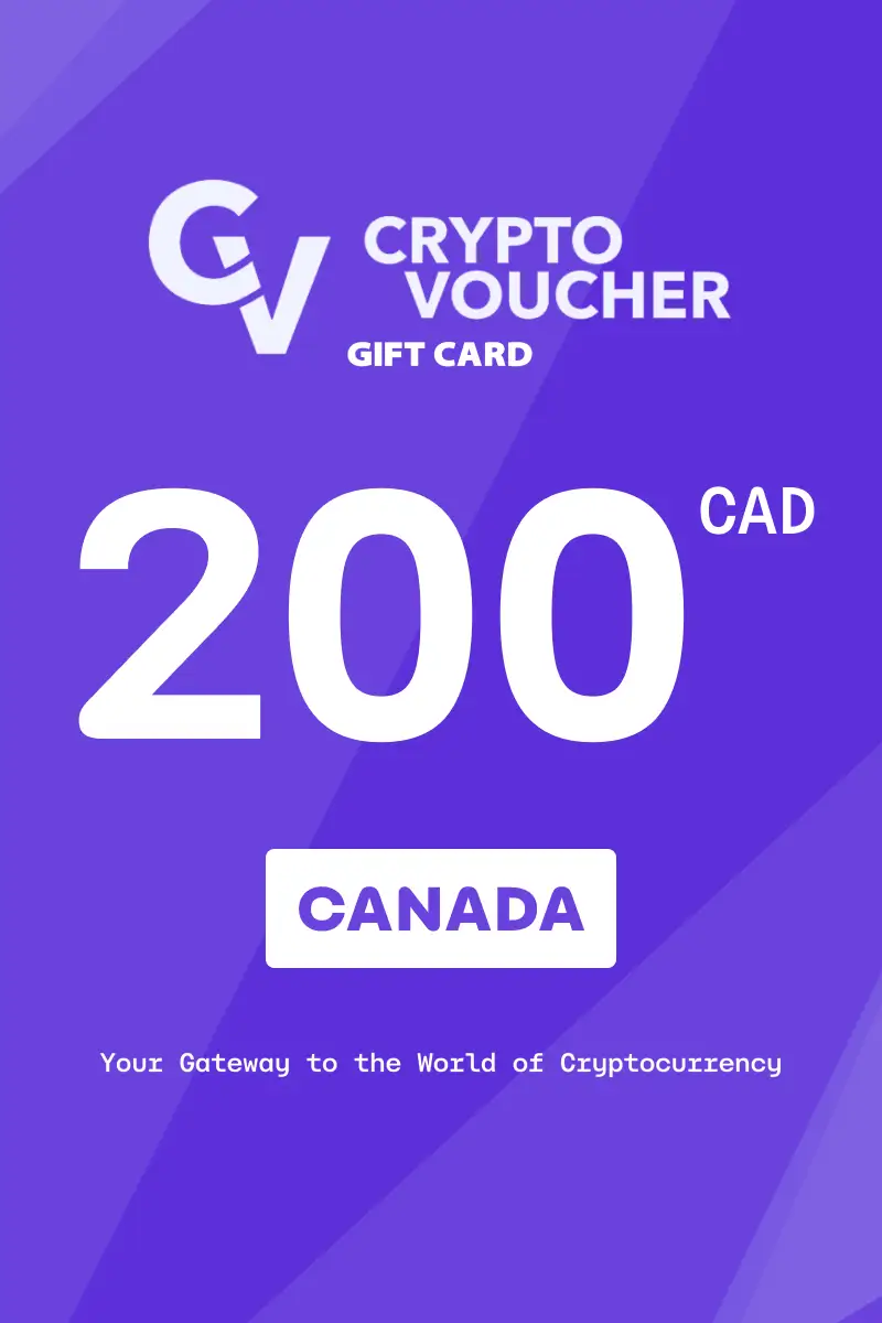 Buy Crypto Voucher 200 CAD Gift Card (Canada) - Digital Key