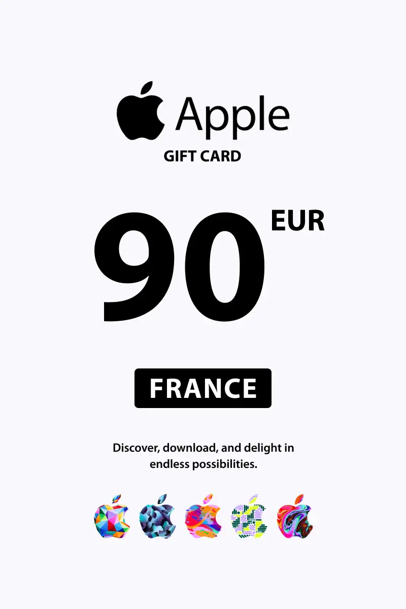 Apple 90 EUR Gift Card (France) - Digital Key