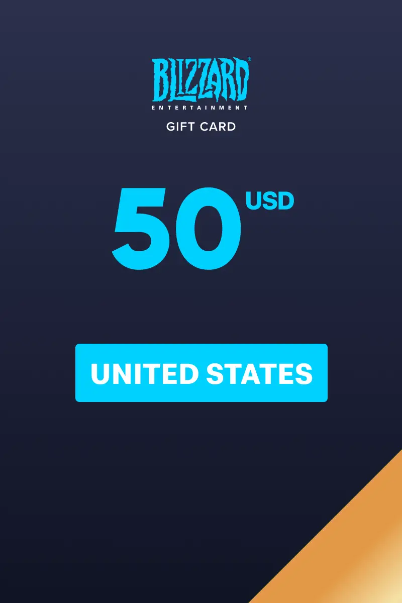 Blizzard 50 USD Gift Card (United States) - Digital Key